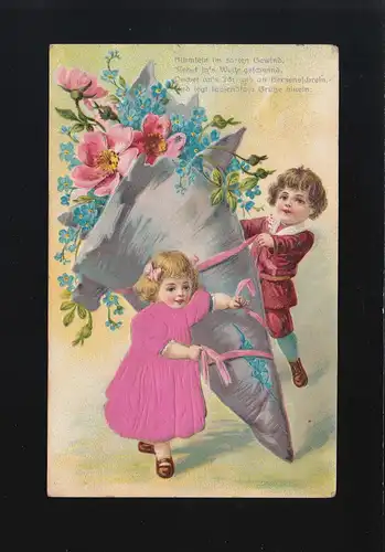 Enfants Remplisseur Fleurs, Fleur dans le vent tendre, Friedrichshafen 22.12.1908