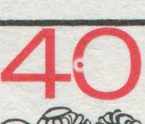 795DD Hl. Thomas von Aquin - Putzendruck in der Null der 40, postfrisch **