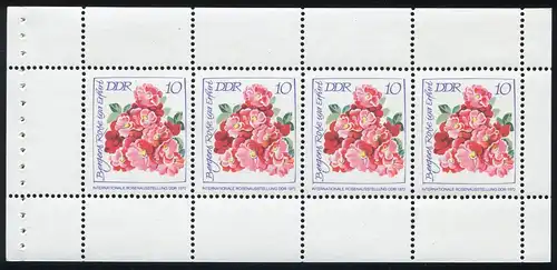 HBl. 14A de MH 6 Exposition de roses avec PLF rouge tache en bas à droite, boîte 1, **