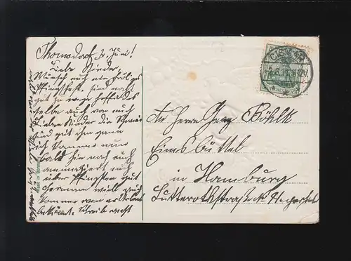 Souviens-toi de moi, O marche dans la bénédiction, hirondelle Fleurs Fleurs Or, Cismar 2.6.1911