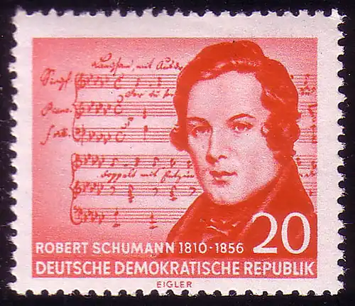529 Robert Schumann 20 Pf **