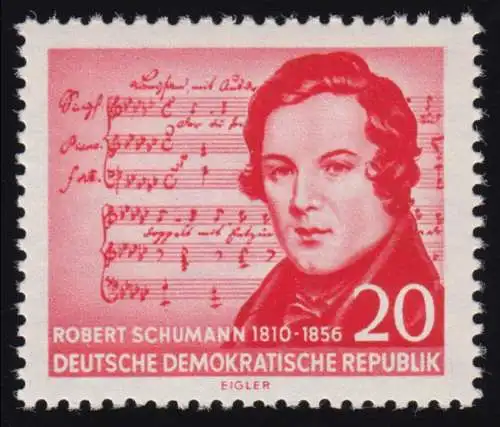 529 Robert Schumann 20 Pf **