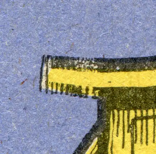 SMHD 42 a Boîte aux lettres 1989 1. DS bord gauche du toit endommagé, **