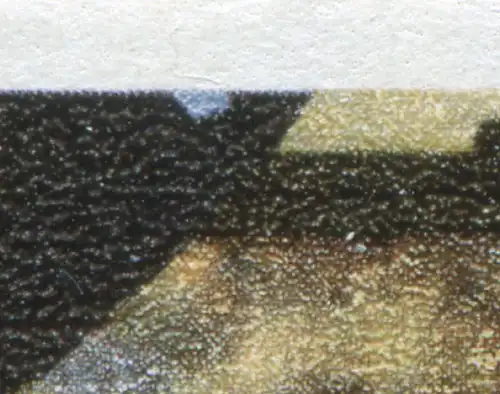 2727 Museum Schwerin 10 Pf blauer Fleck am Oberrand, Feld 13, **