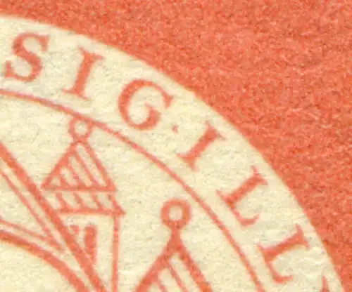 255x Aschaffenburg, jaunâtre, PLF point entre GI dans SIGILLUM, case 39, **