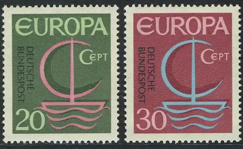 519-520 Europe/CEPT 1966, phrase ** frais de port
