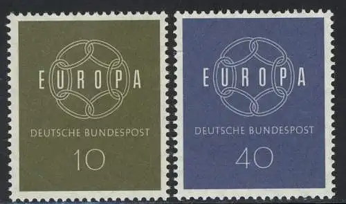 320-321 Europa/CEPT 1959, Satz ** postfrisch