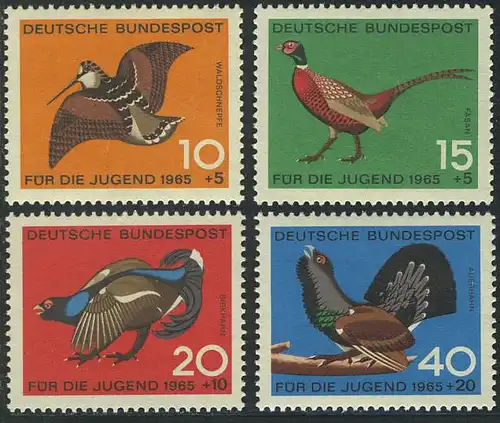 464-467 jeunes gibier à plumes 1965, phrase ** post-fraîchissement