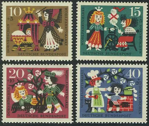 447-450 Wofa Fêtes Dornröchen Grimm 1964, phrase ** post-fraîchissement