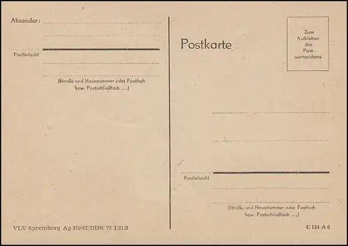 Tampon spécial BERLIN-BIESDORF VKSK Hunde Exposition 10.5.70 sur présentation