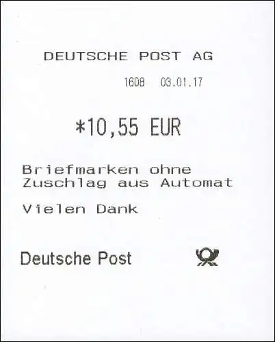 9 empfangen - 6 ATM 45-450 C. 2017, Tastensatz TS 1, alle mit Nr., postfrisch **