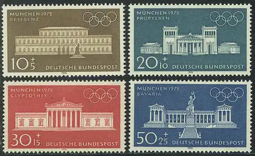 624-627 Olympische Sommerspiele 1970, Satz ** postfrisch
