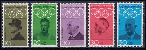 561-565 Olympische Sommerspiele 1968, Satz ** postfrisch