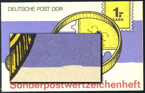 SMHD 43 a Lupe 1989 mit DDF auf 1.DS: Kerbe im blauen Band unten rechts **