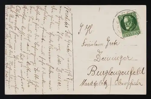 Heureux et bénédictions pour la Journée du Nom, Mme Rosen Reichs couleurs, Burglengenfeld