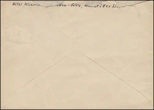 851+852+853 Résistanceur Scholl R-Lettre Not-R-Zettel DRESDEN 20.9.1961