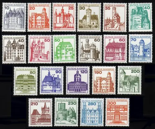 913 ff BUS Complet 21 valeurs, ensemble frais de port **