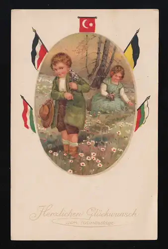 Félicitations, Fête des enfants, Prairie, Jeudi 22 juillet 1917
