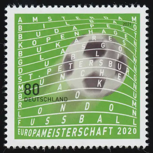 3611 Fußball-Europameisterschaft, ** postfrisch