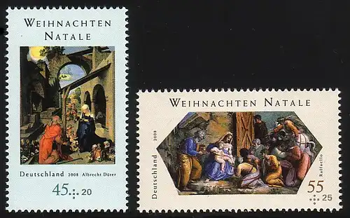 2703-2704 Weihnachten 2008 - Satz ** postfrisch