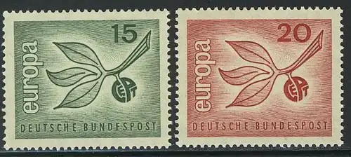 483-484 Europa/CEPT 1965, Satz postfrisch ** / MNH