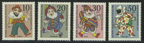 373-376 Wofa Marionetten 1970, Satz ** postfrisch