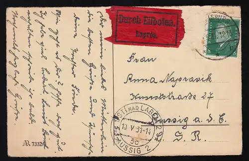 La mère aimée, la fille sourit, l'autre partie 10.5.1931