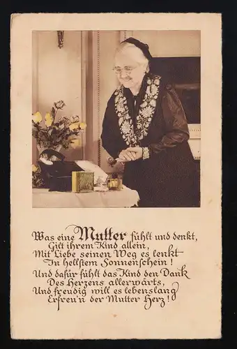 Ce qu'une mère ressent et pense est valable à son enfant seul, Neudek (Böhmen) 4.5.1938