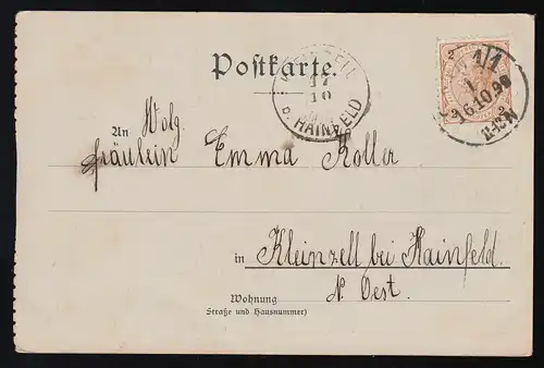 Mère lit bébé Ange Tu sais Muatterl was i rêver Avoir une petite cellule 17.10.1898