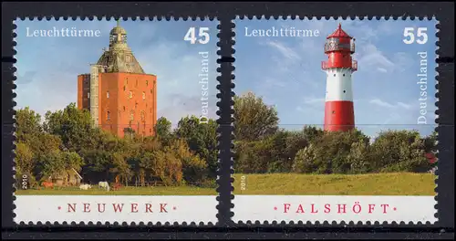 2800-2801 phares 2010: Neuwerk und Falshöft - Kit frais de port **