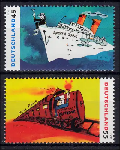 2803-2804 Udo Lindenberg - Andrea Doria, train spécial Pankow, ensemble ** frais de port