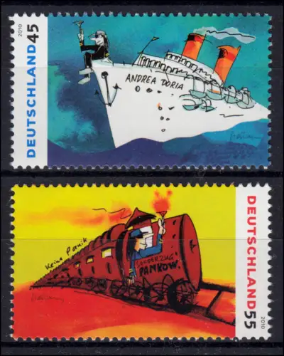 2803-2804 Udo Lindenberg - Andrea Doria und Sonderzug Pankow, Satz postfrisch **