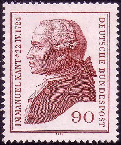 806 Immanuel Kant, postfrisch **