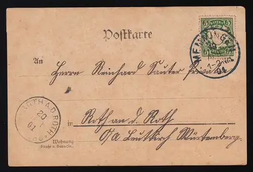 Tochter + Mutter, Wenn du noch eine Mutter hast, Memmingen /Roth 19. + 20.4.1901