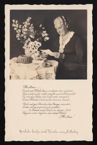 Mère Il n'y a pas un mot autre qui lui ressemble Lettre Fête des Mères Inutilisé