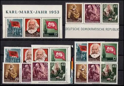 386-391AYI Marx: 9 Impressions complètes, ** tous les plus profondément éprouvés Schönherr