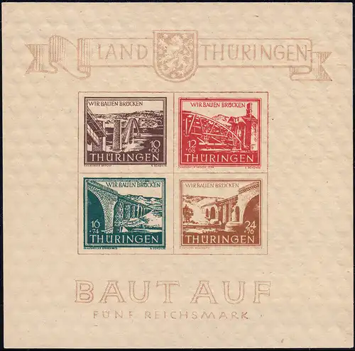 Bloc 4 - ponts - type ayI, type I/I - propres frais de post-mail **