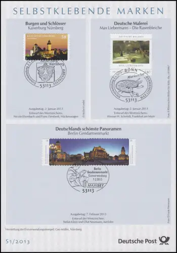 ETB S1/2013 Nofrete, Janosch, Kaiserburg etc.