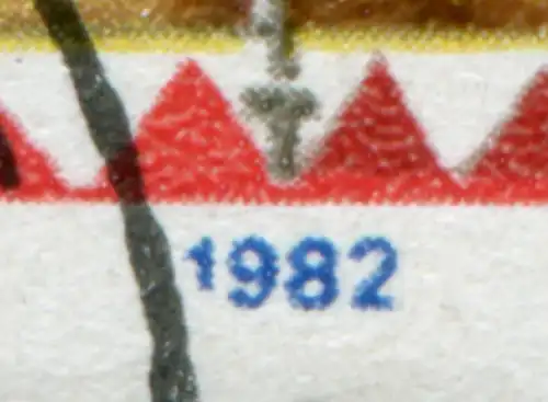 2724 Pioniertreffen: PLF 1 der Jahreszahl unten verkürzt, Feld 32, ET-O Berlin