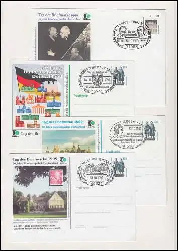 Dossier de pose BDPh Journée du timbre 1999: 50 ans République fédérale d'Allemagne