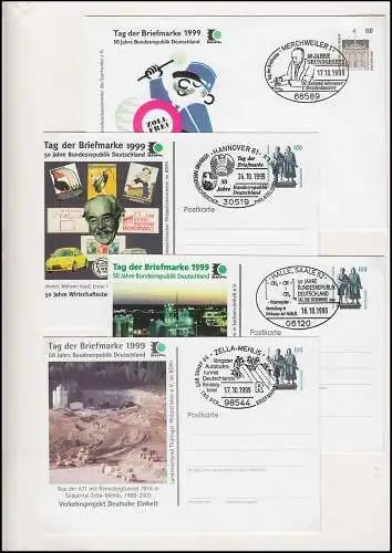 BDPh-Belegemappe Tag der Briefmarke 1999: 50 Jahre Bundesrepublik Deutschland