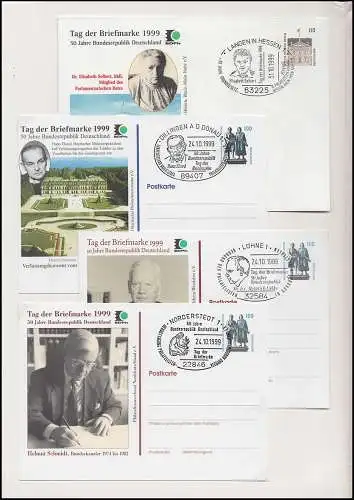 Dossier de pose BDPh Journée du timbre 1999: 50 ans République fédérale d'Allemagne