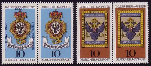 866+903 Aufdruck-Paare zur 1. Briefmarken-Messe Essen, Set postfrisch **