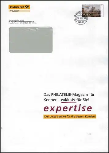 Lettre en plus F 483 Limburg Philatelie-Magazin - experte WEIDEN 29.3.2010,