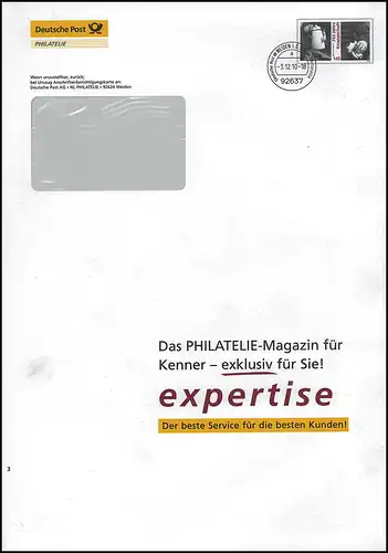 Plusbrief F 513 Knappschaft Philatelie-Magazin - expertise WEIDEN 3.12.2010