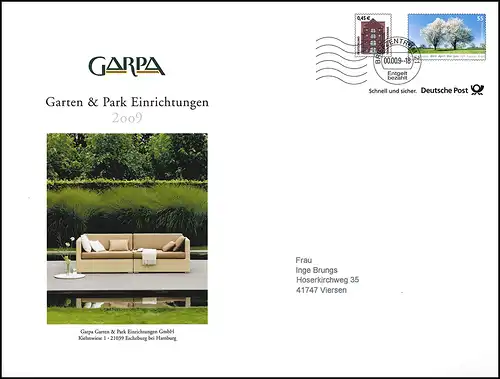 Plusschweit Schiffheit keepblatt SWK Packhaus + Post Printemps GARPA 2009 - BZ 21 00.00.09