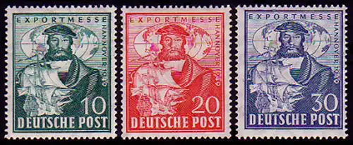 103-105 Hannover Messe 1949 - kompletter Satz, postfrisch **