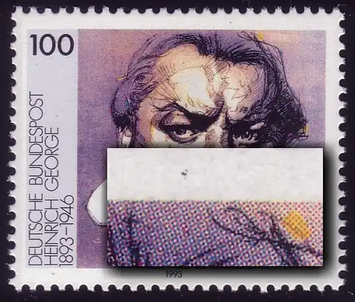 1689 George: deux lignes courtes au sommet de l'image, champ 16 **