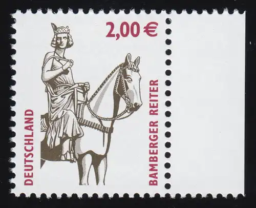2314 Sehenswürdigkeiten 2,00 Euro Bamberger Reiter Bogenmarke **
