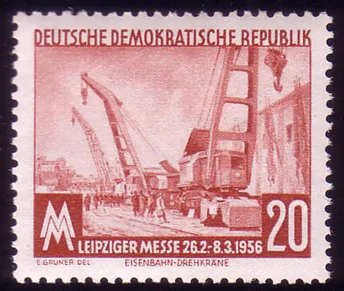 518 Leipziger Frühjahrsmesse 20 Pf, postfrisch **